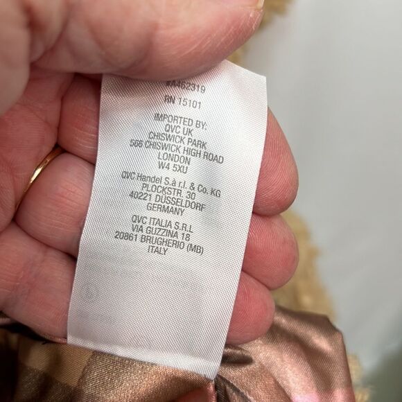 Isaac Mizrahi curly teddy coat with hood size 26 NWT - Picture 7 of 12